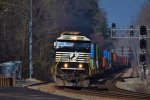 SD60Es Round The Bend At Mableton